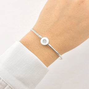 Pulseira de Berloque - Life Redondo Cravejado (Pronta Entrega)