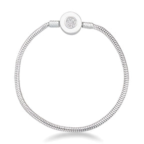 Pulseira de Berloque - Life Redondo Cravejado (Pronta Entrega)